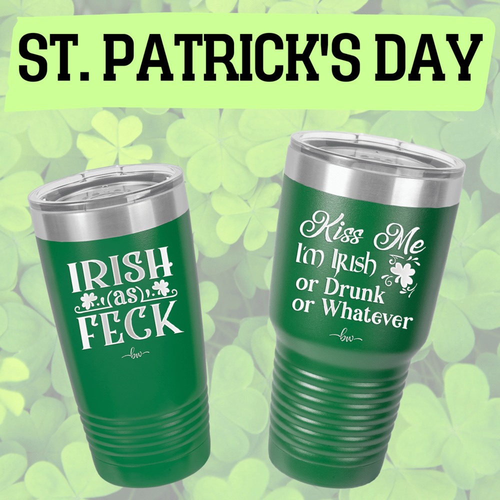 St. PatrickS Day Irish By Blood Lucky Charms Shamrock 102 Tumbler - Teeruto