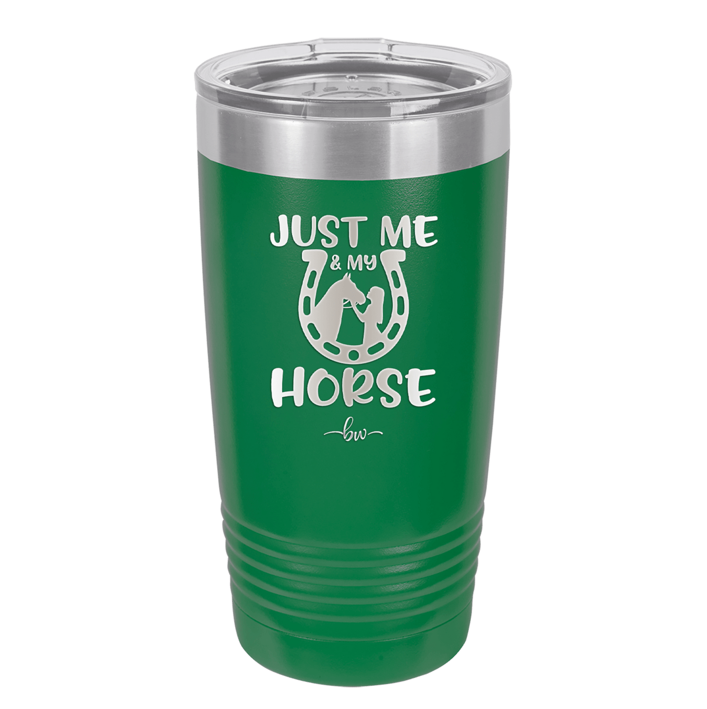 Just Me and My Horse 2 - Laser Engraved Stainless Steel Drinkware - 1416 -