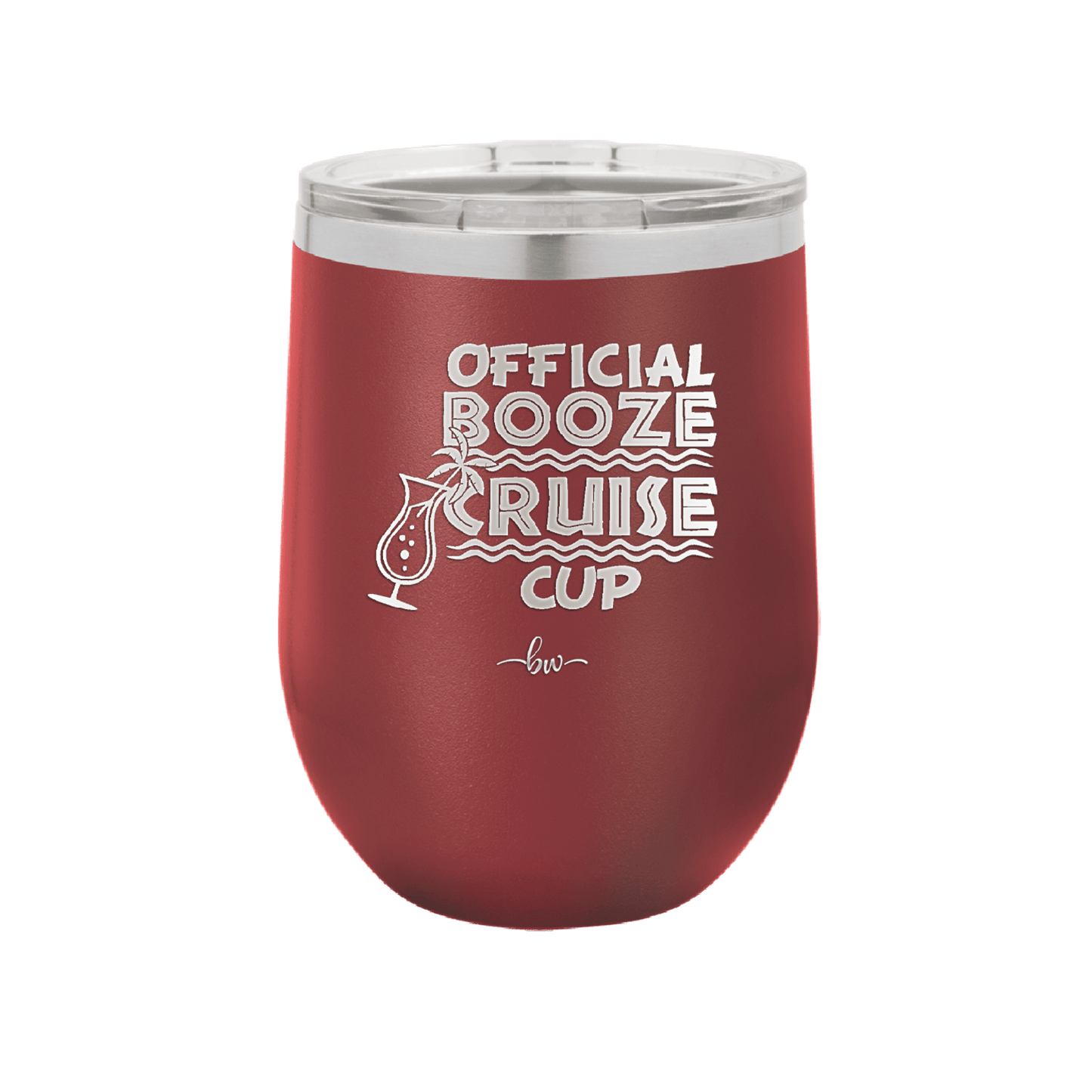 Official Booze Cruise Cup 2 - Laser Engraved Stainless Steel Drinkware - 1479 -