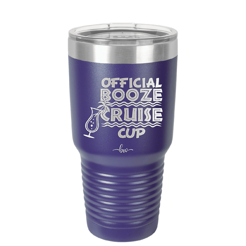 Official Booze Cruise Cup 2 - Laser Engraved Stainless Steel Drinkware - 1479 -