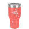 Running Horse - Laser Engraved Stainless Steel Drinkware - 1037 -