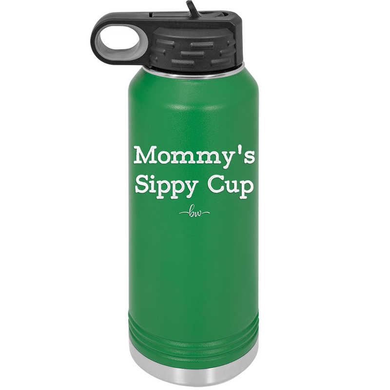 Mommy's Sippy Cup - Laser Engraved Stainless Steel Drinkware - 1076 -