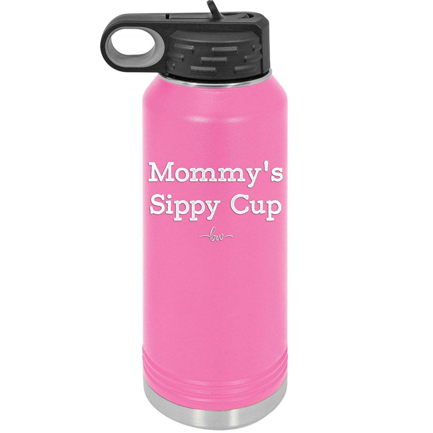 Mommy's Sippy Cup - Laser Engraved Stainless Steel Drinkware - 1076 -