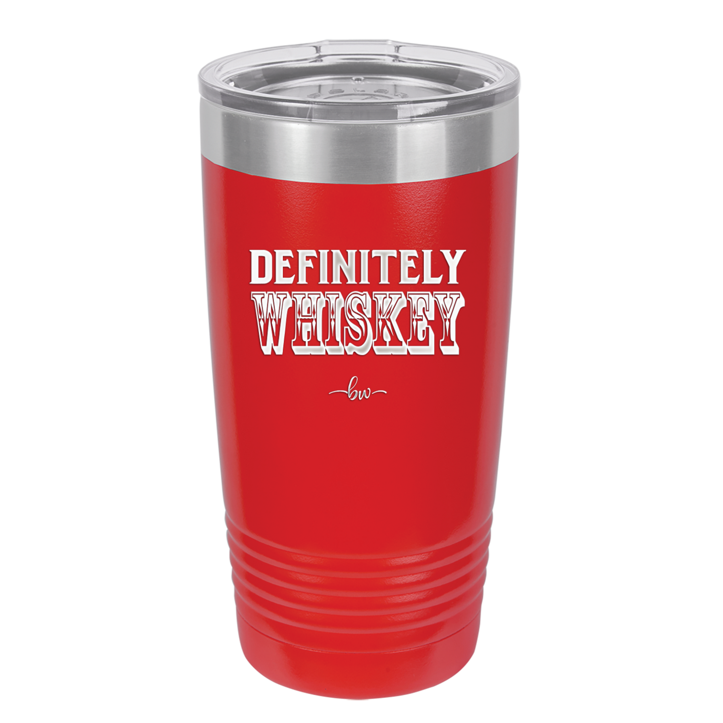 Definitely Whiskey - Laser Engraved Stainless Steel Drinkware - 1081 -