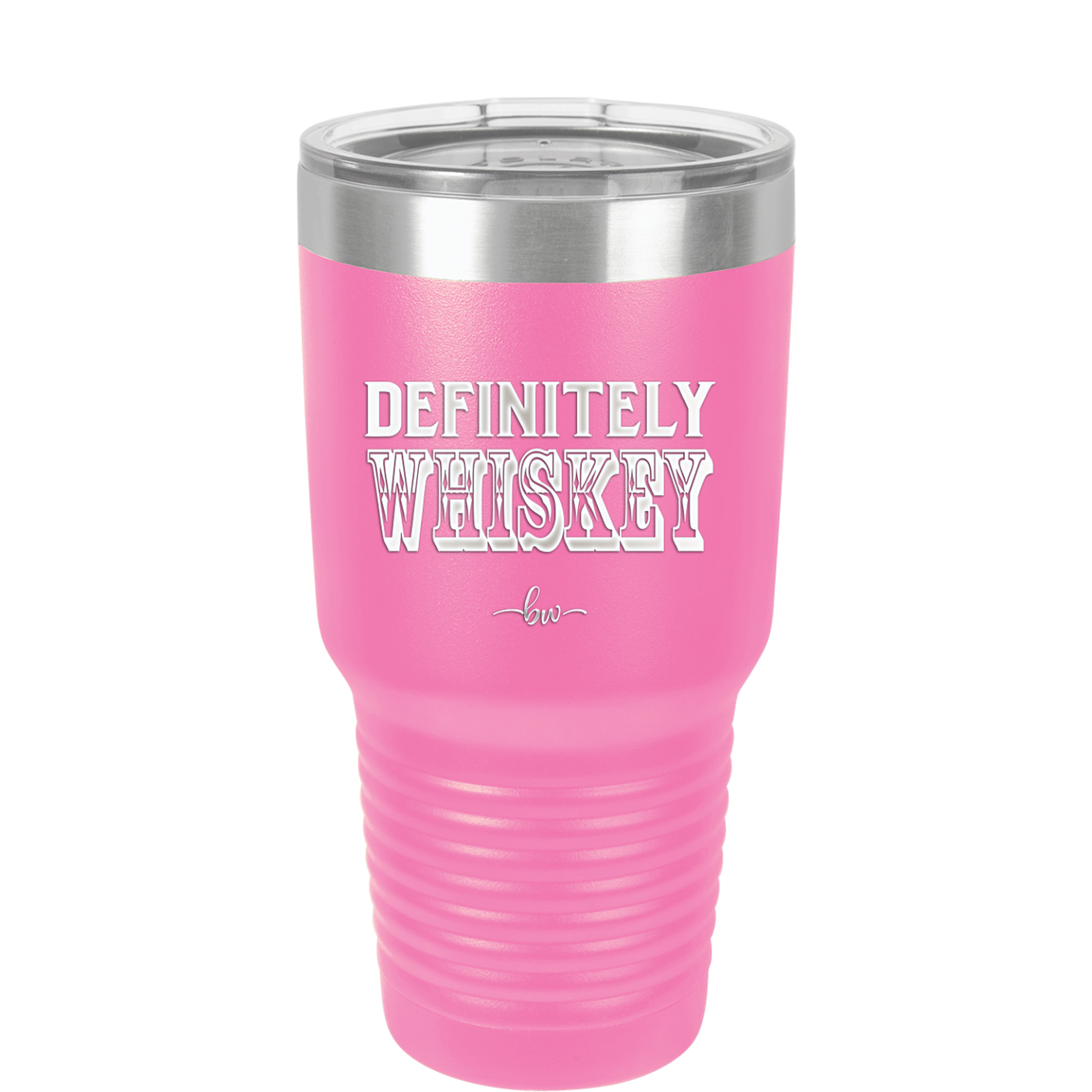 Definitely Whiskey - Laser Engraved Stainless Steel Drinkware - 1081 -