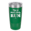 This is Most Likely Rum - Laser Engraved Stainless Steel Drinkware - 1083 -