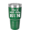 This is Most Likely Rum - Laser Engraved Stainless Steel Drinkware - 1083 -