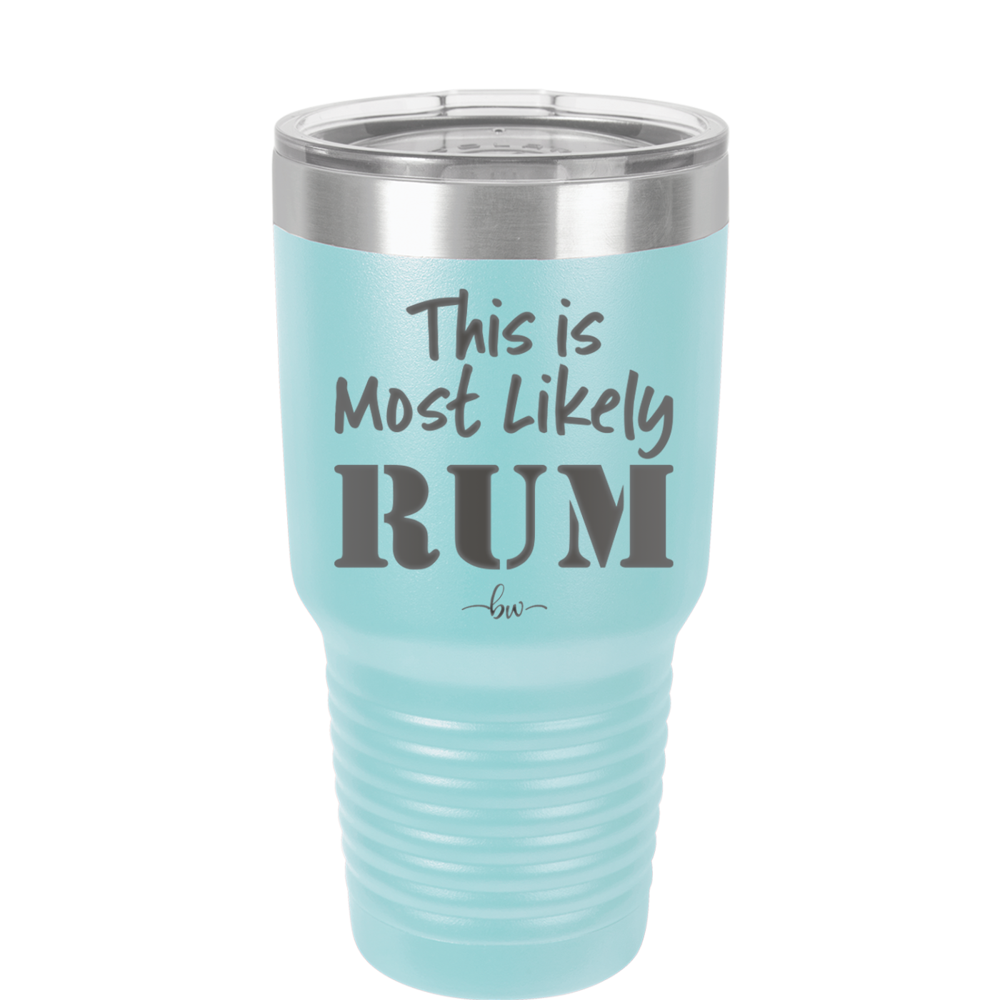 This is Most Likely Rum - Laser Engraved Stainless Steel Drinkware - 1083 -