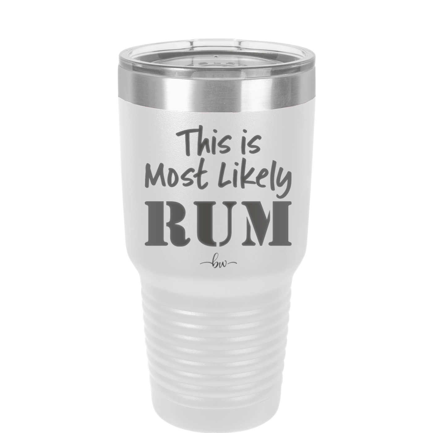 This is Most Likely Rum - Laser Engraved Stainless Steel Drinkware - 1083 -