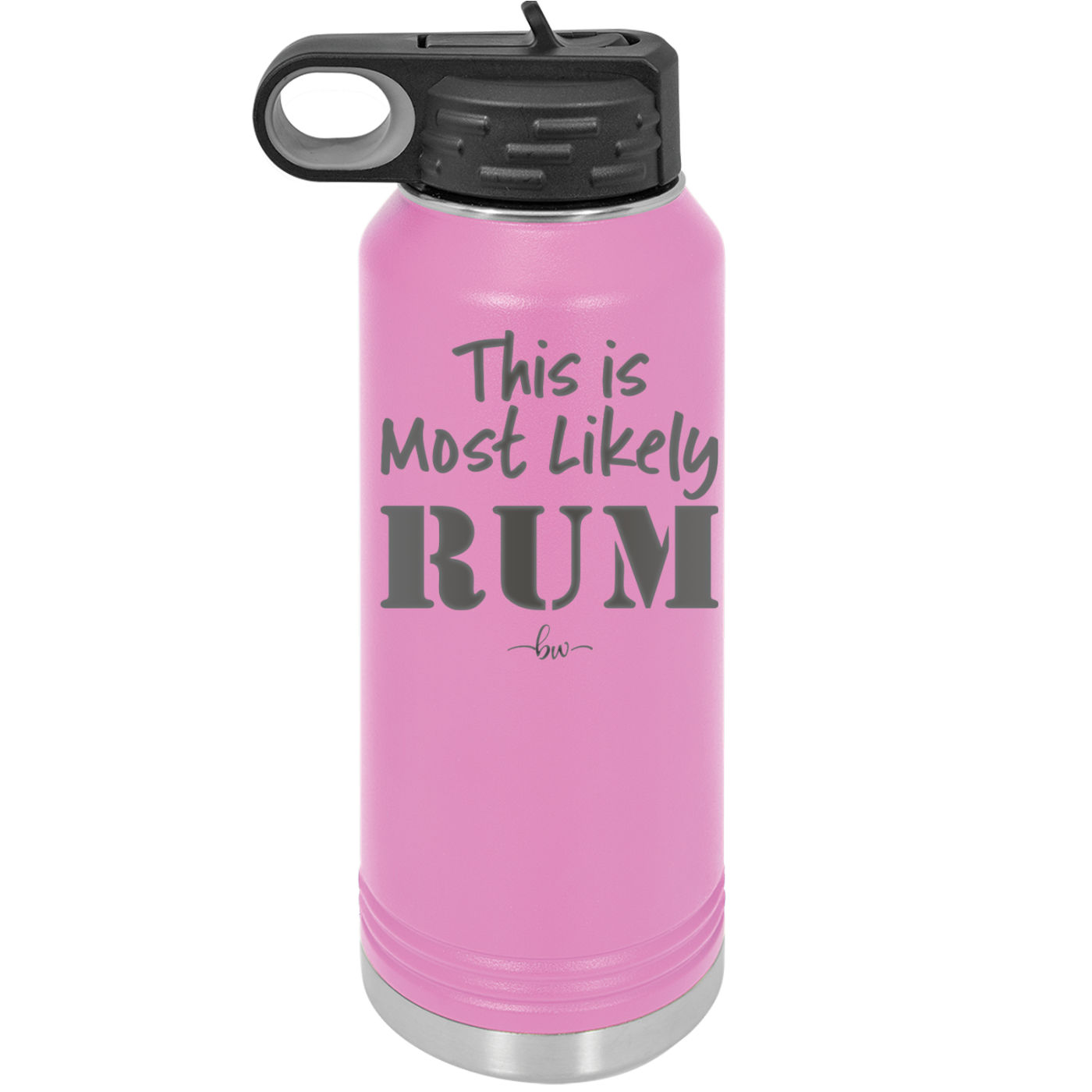 This is Most Likely Rum - Laser Engraved Stainless Steel Drinkware - 1083 -