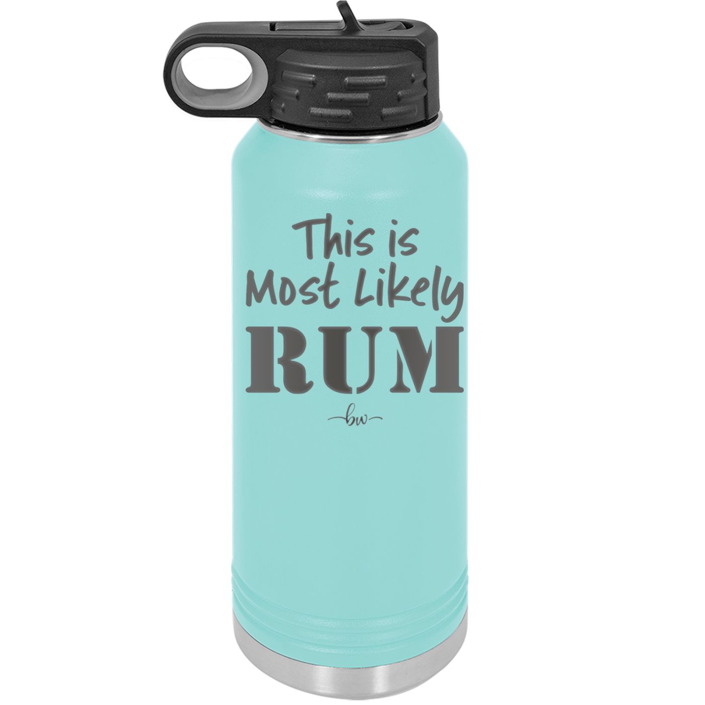 This is Most Likely Rum - Laser Engraved Stainless Steel Drinkware - 1083 -