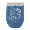 Feeling Nauti Mermaid - Laser Engraved Stainless Steel Drinkware - 1096 -