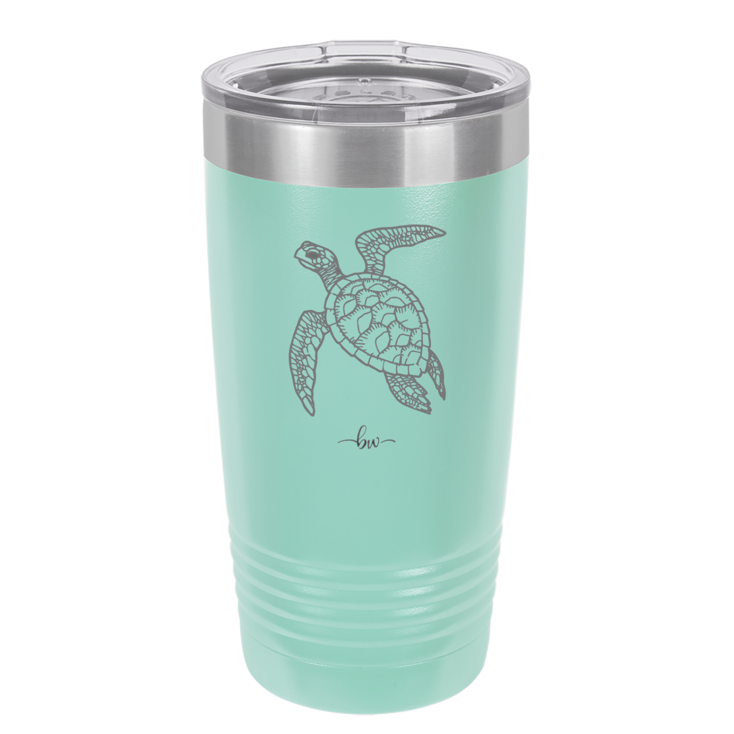 Sea Turtle - Laser Engraved Stainless Steel Drinkware - 1105 -