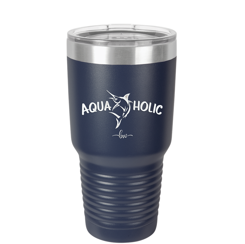 Aquaholic - Laser Engraved Stainless Steel Drinkware - 1108 -