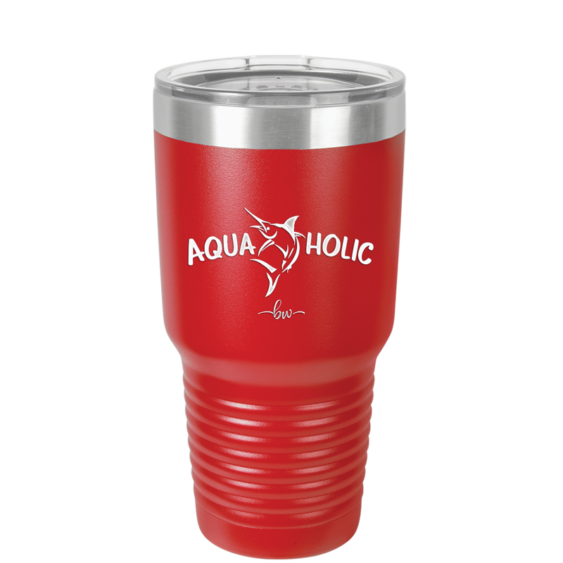 Aquaholic - Laser Engraved Stainless Steel Drinkware - 1108 -