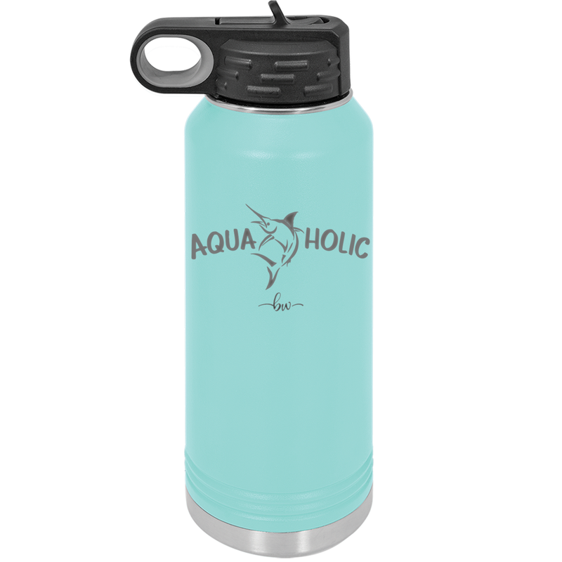 Aquaholic - Laser Engraved Stainless Steel Drinkware - 1108 -