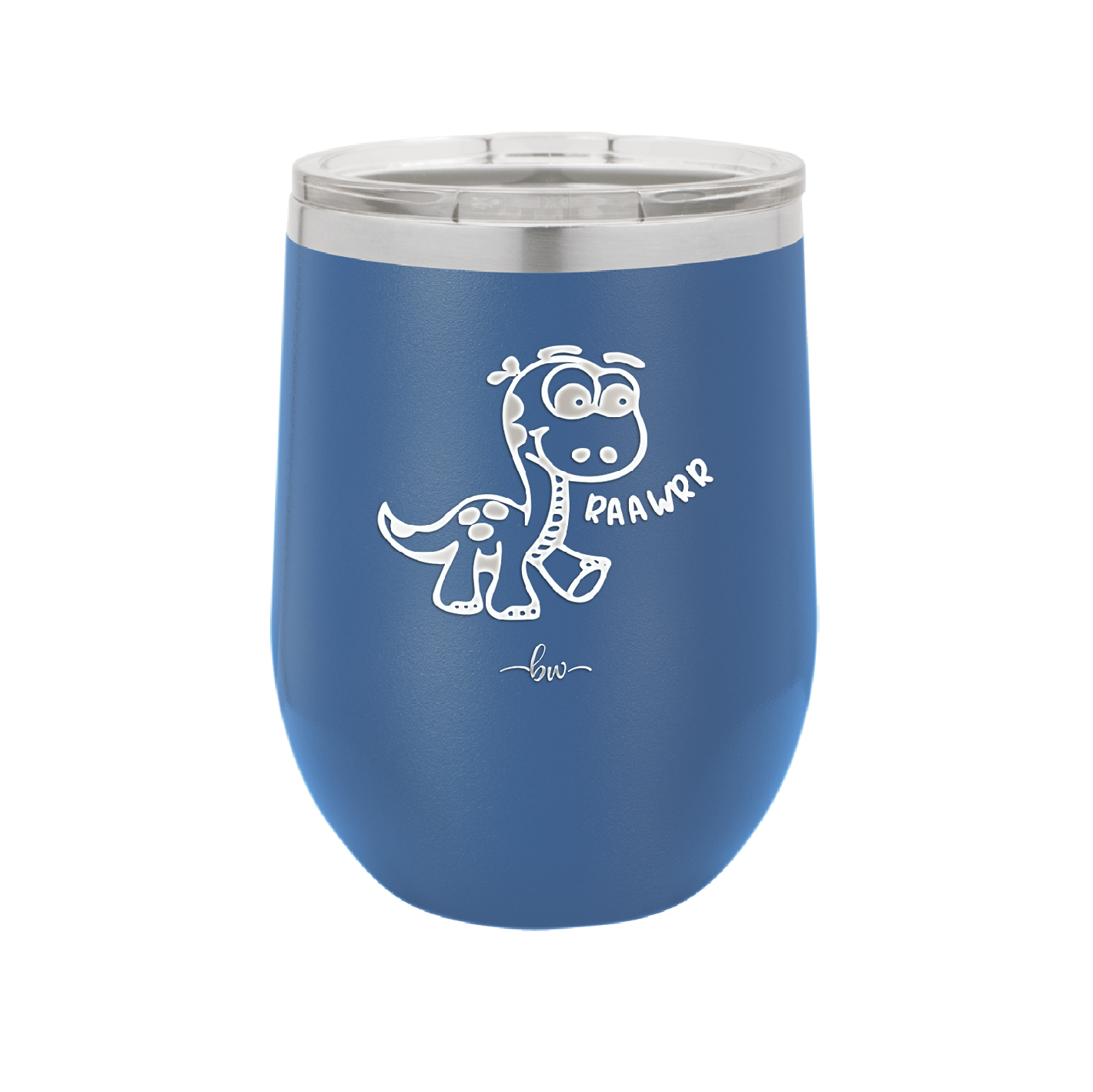 Baby Dinosaur Raawrr - Laser Engraved Stainless Steel Drinkware - 1135 -