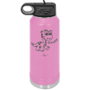 Baby Dinosaur Raawrr - Laser Engraved Stainless Steel Drinkware - 1135 -