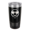 Smile Emoji with Sunglasses - Laser Engraved Stainless Steel Drinkware - 1136 -