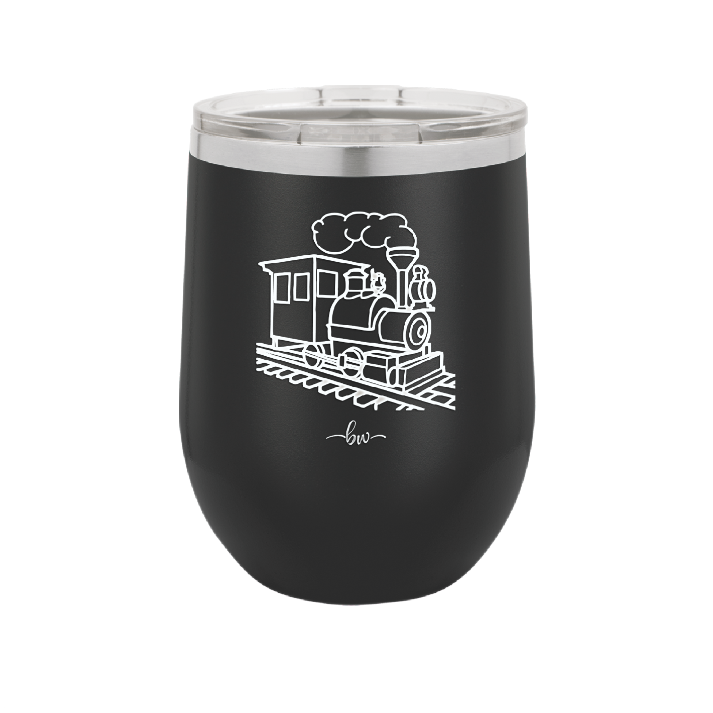 Train - Laser Engraved Stainless Steel Drinkware - 1138 -