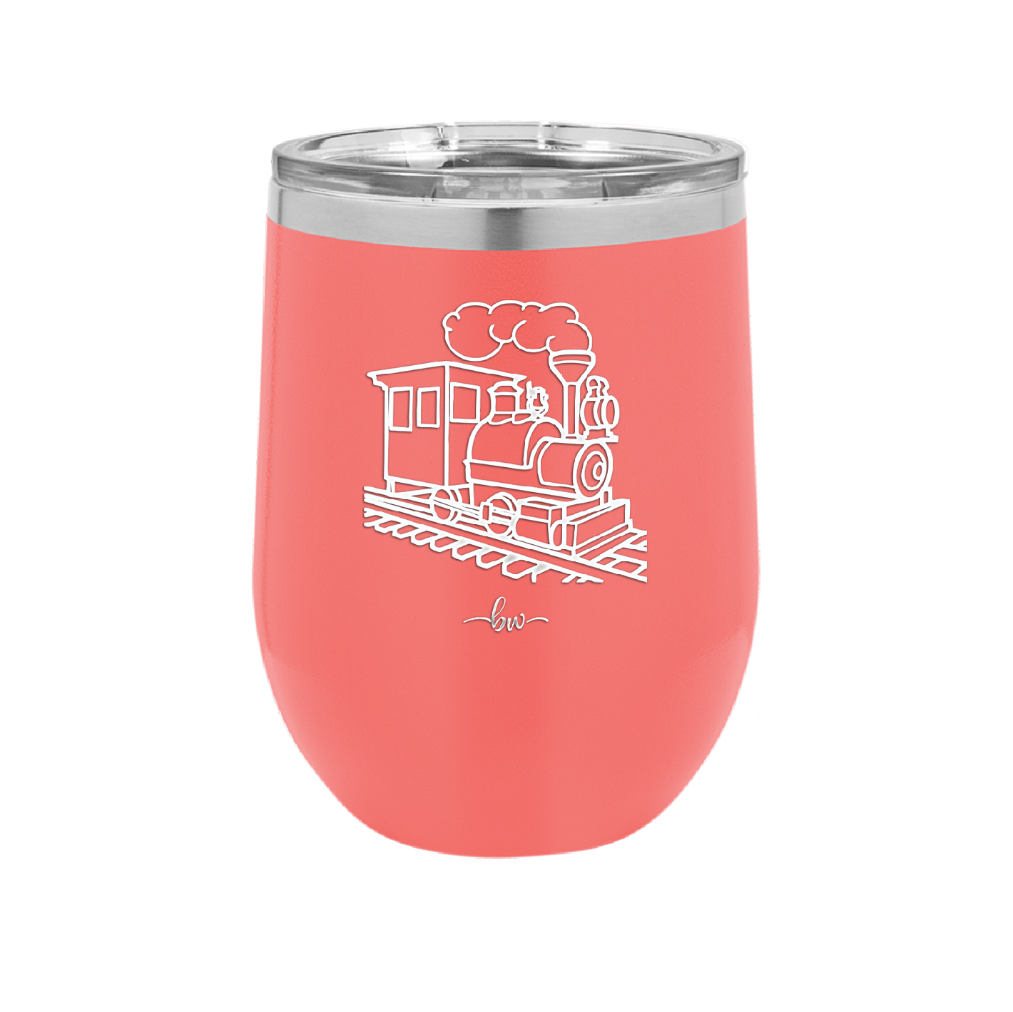 Train - Laser Engraved Stainless Steel Drinkware - 1138 -