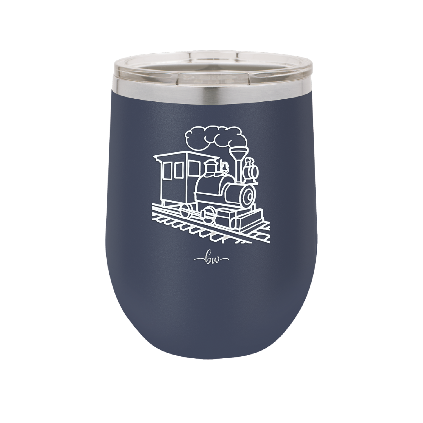 Train - Laser Engraved Stainless Steel Drinkware - 1138 -