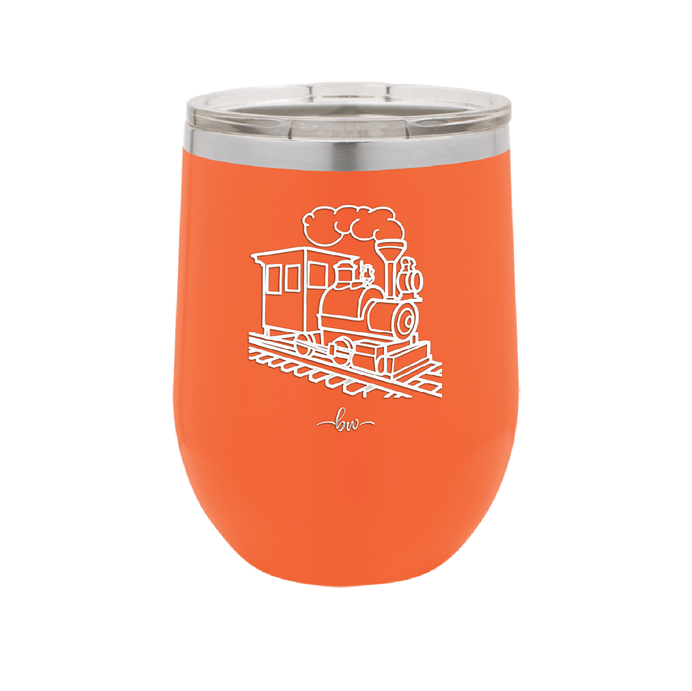 Train - Laser Engraved Stainless Steel Drinkware - 1138 -