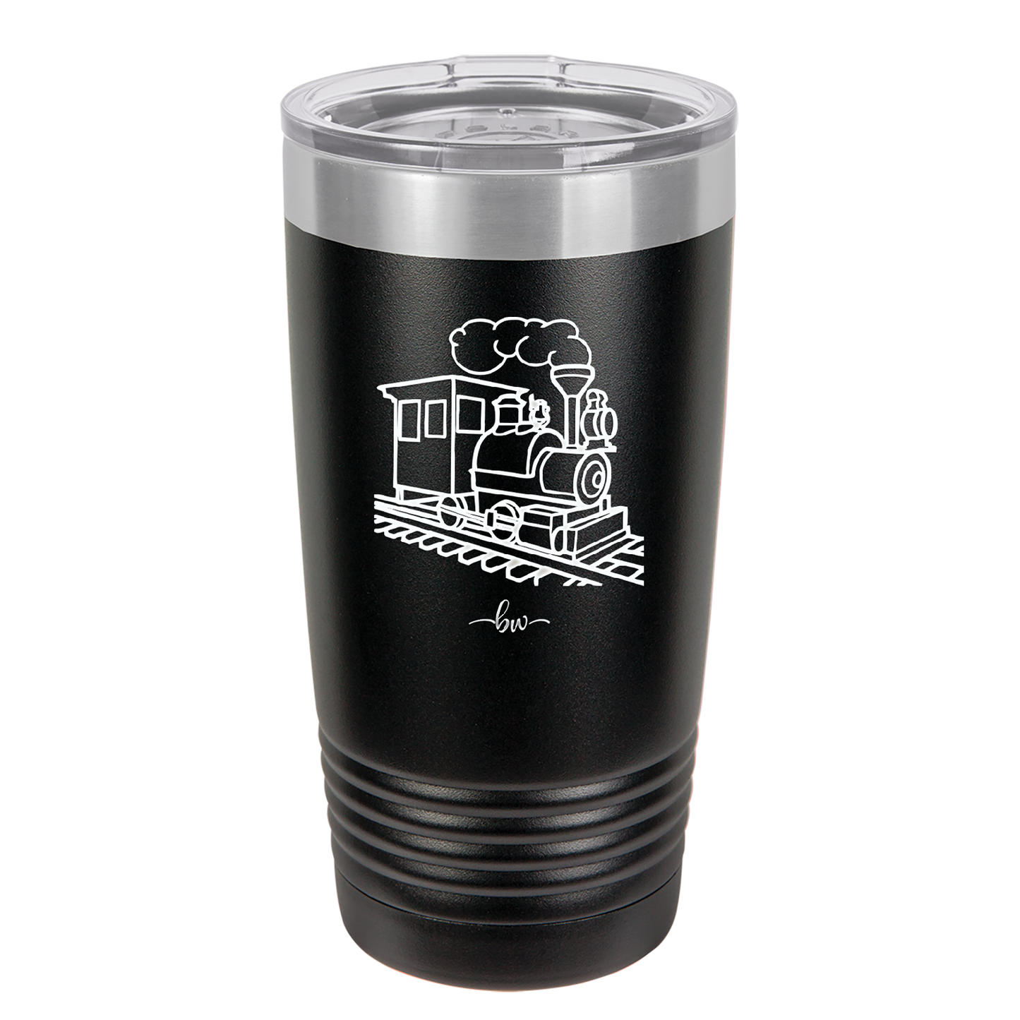 Train - Laser Engraved Stainless Steel Drinkware - 1138 -