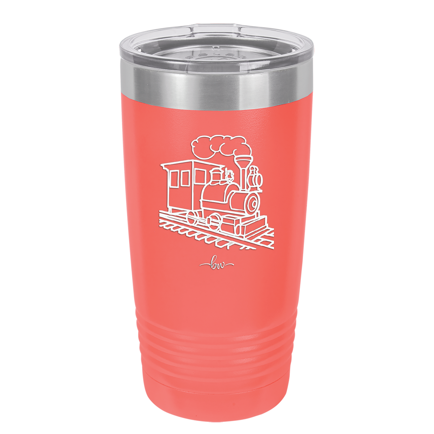 Train - Laser Engraved Stainless Steel Drinkware - 1138 -