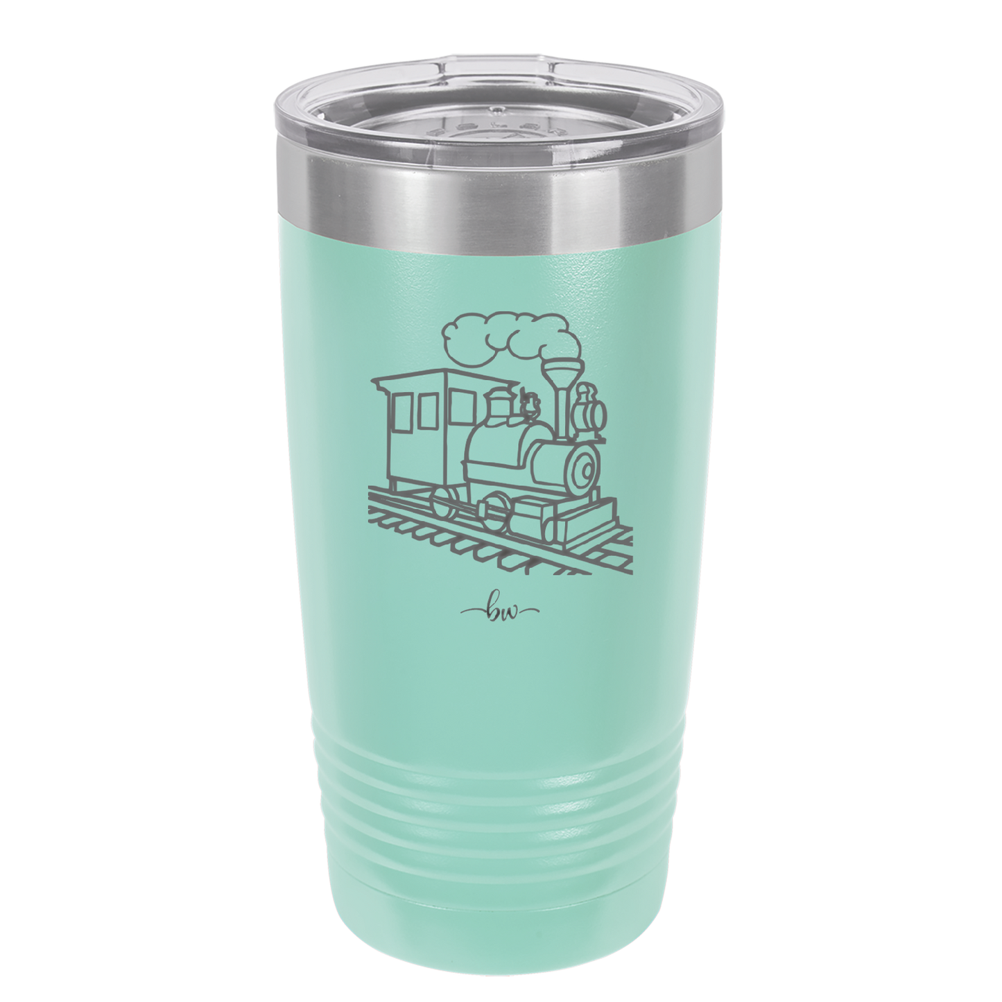 Train - Laser Engraved Stainless Steel Drinkware - 1138 -