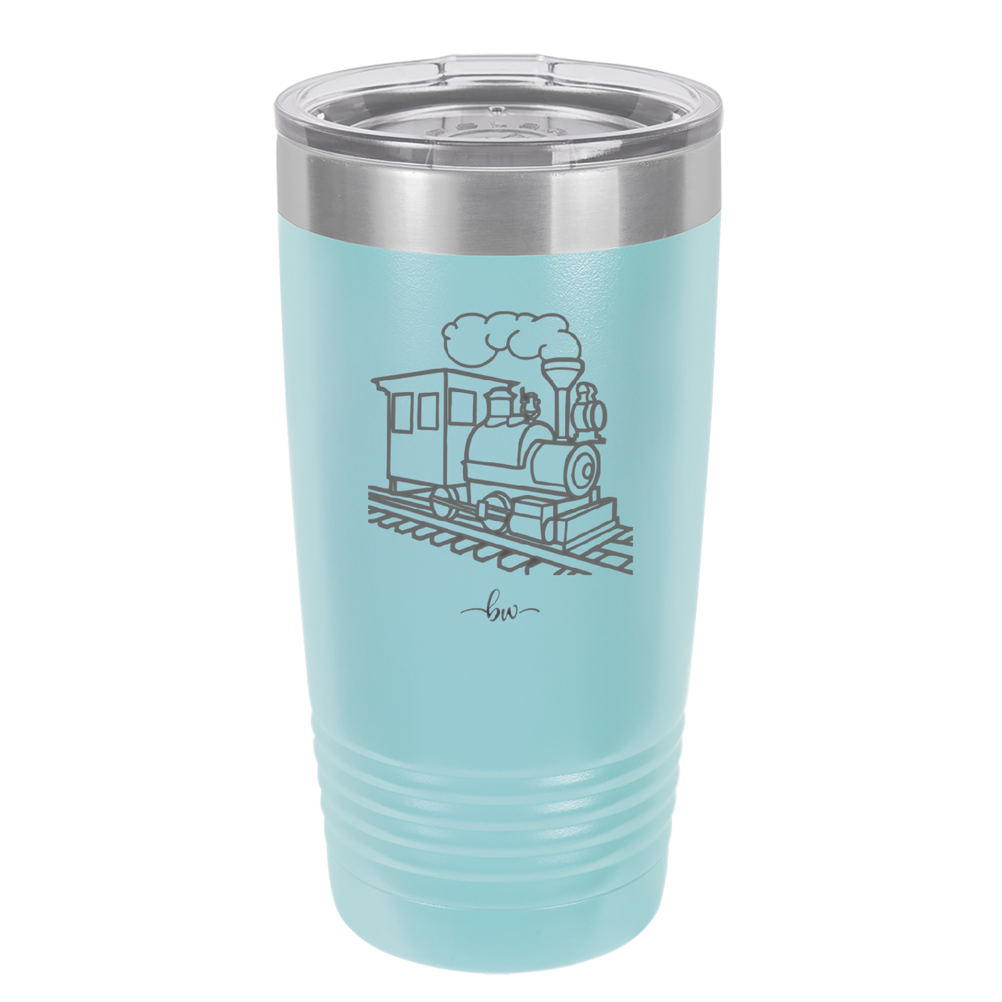 Train - Laser Engraved Stainless Steel Drinkware - 1138 -