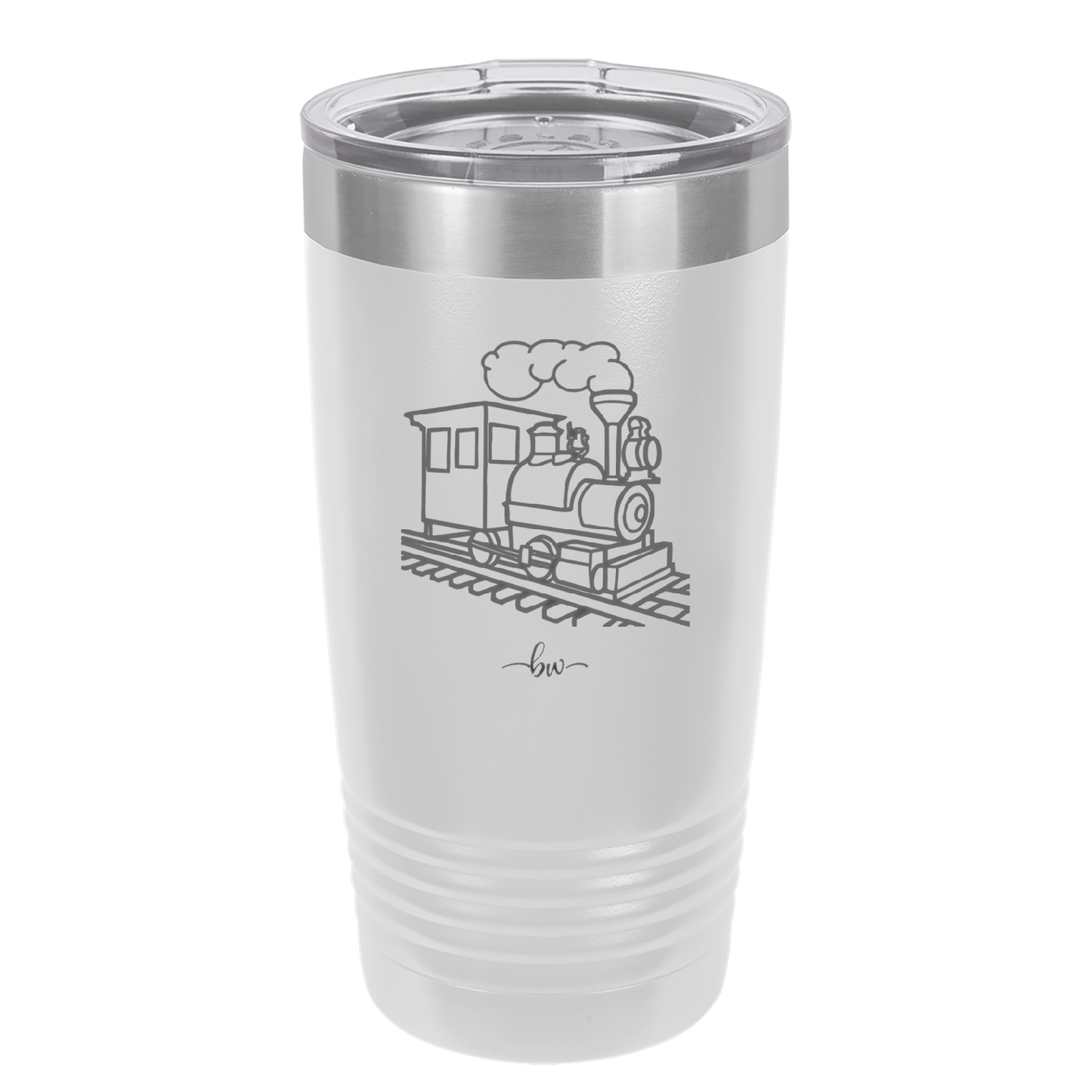 Train - Laser Engraved Stainless Steel Drinkware - 1138 -