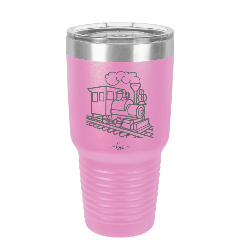 Train - Laser Engraved Stainless Steel Drinkware - 1138 -