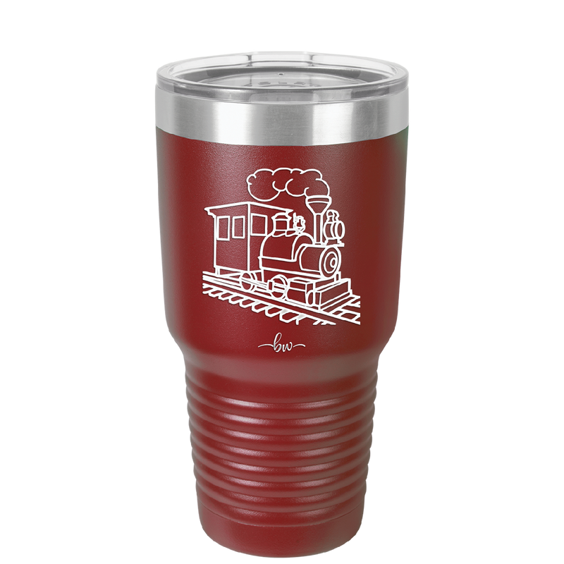 Train - Laser Engraved Stainless Steel Drinkware - 1138 -