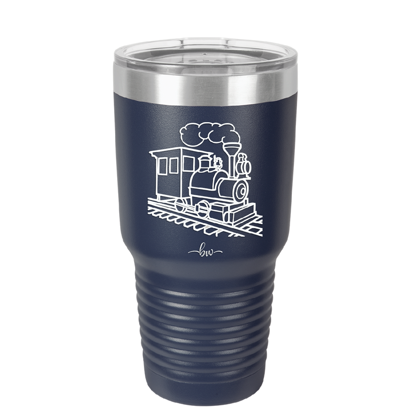 Train - Laser Engraved Stainless Steel Drinkware - 1138 -