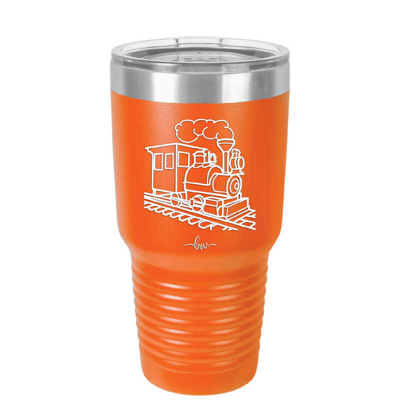 Train - Laser Engraved Stainless Steel Drinkware - 1138 -