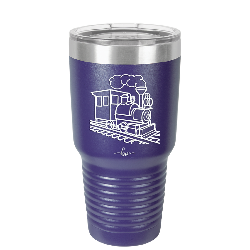 Train - Laser Engraved Stainless Steel Drinkware - 1138 -