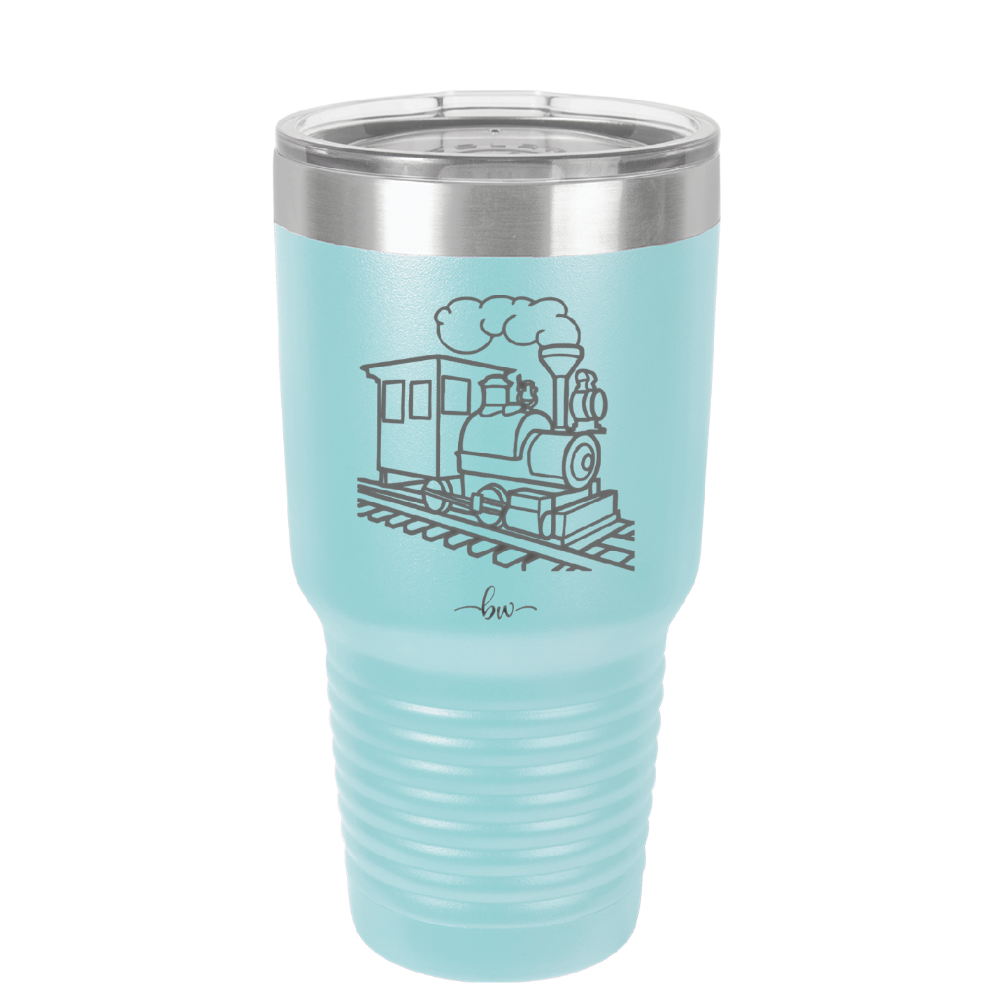 Train - Laser Engraved Stainless Steel Drinkware - 1138 -