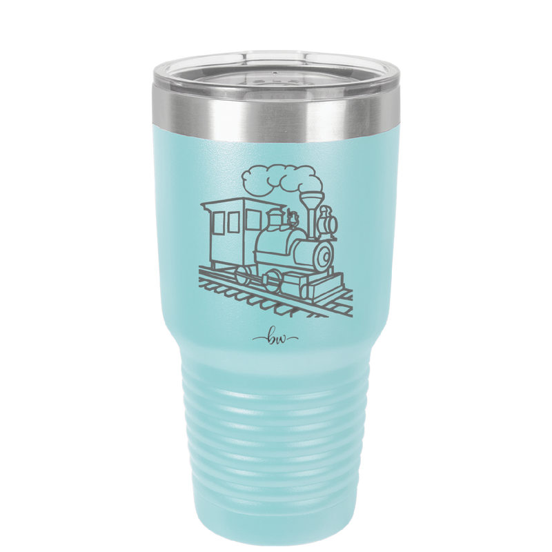 Train - Laser Engraved Stainless Steel Drinkware - 1138 -