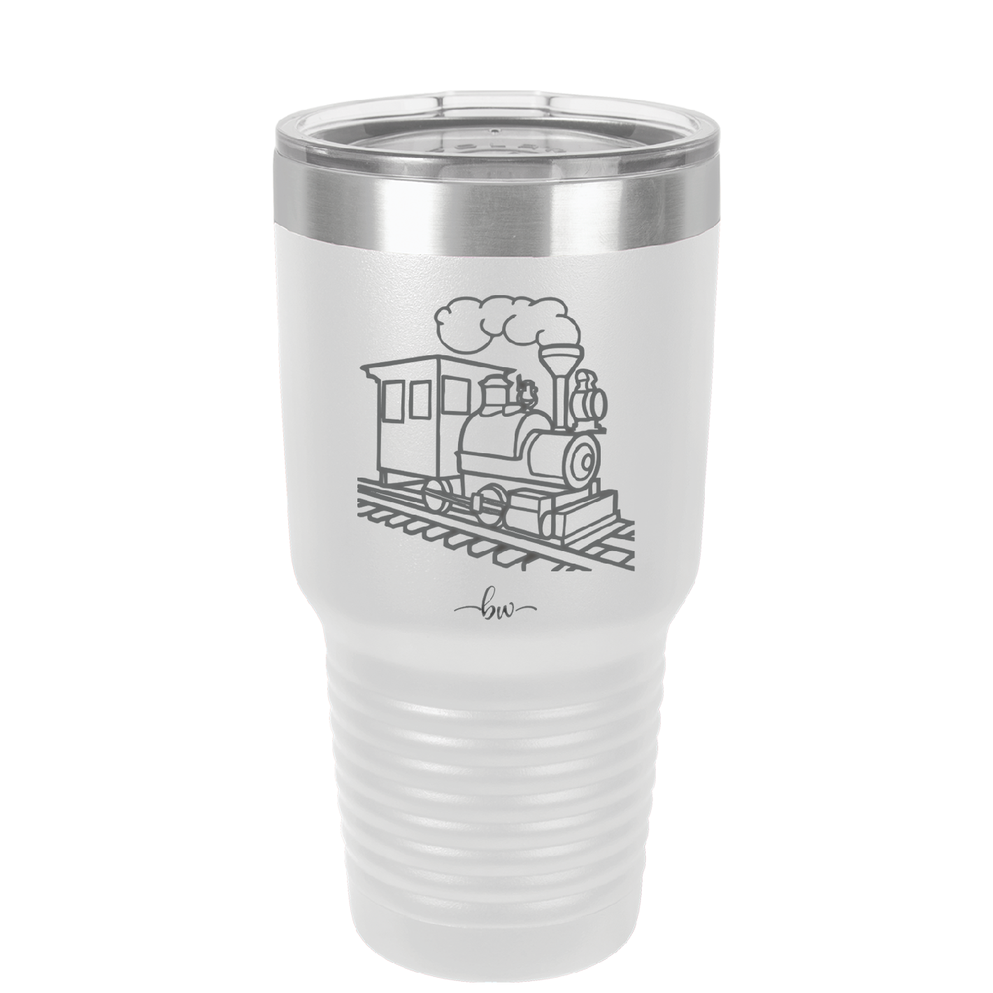 Train - Laser Engraved Stainless Steel Drinkware - 1138 -