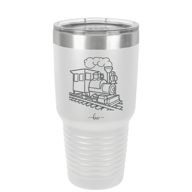 Train - Laser Engraved Stainless Steel Drinkware - 1138 -