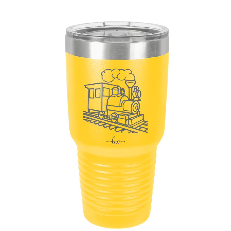 Train - Laser Engraved Stainless Steel Drinkware - 1138 -