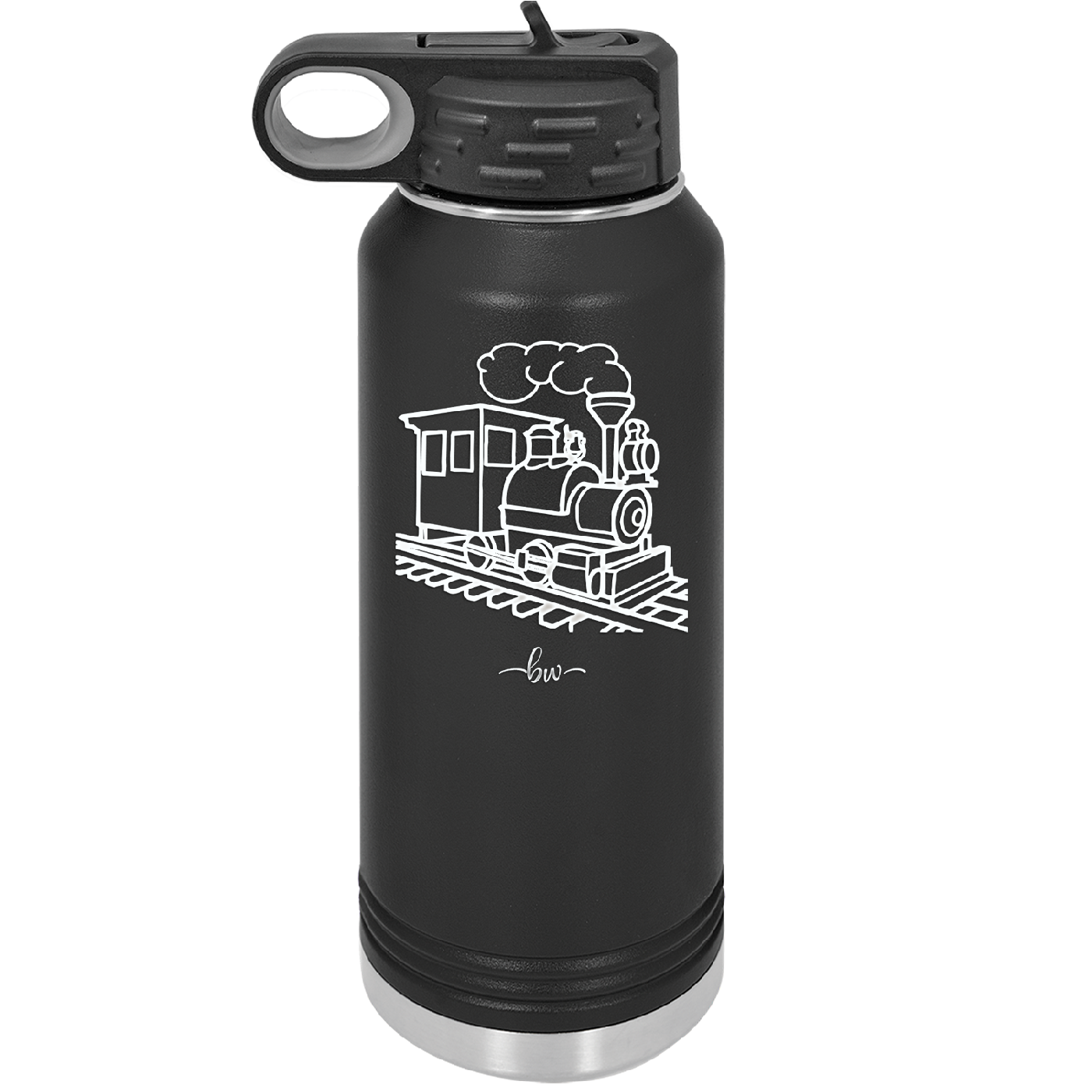 Train - Laser Engraved Stainless Steel Drinkware - 1138 -