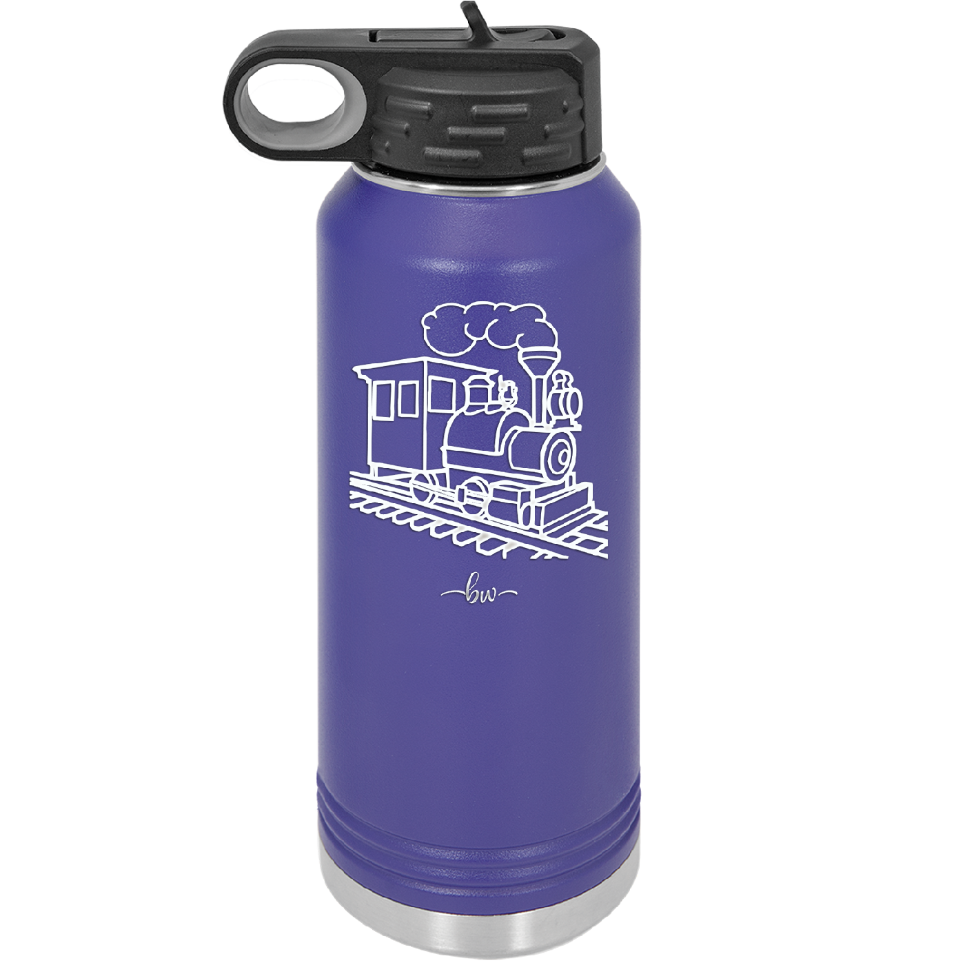 Train - Laser Engraved Stainless Steel Drinkware - 1138 -