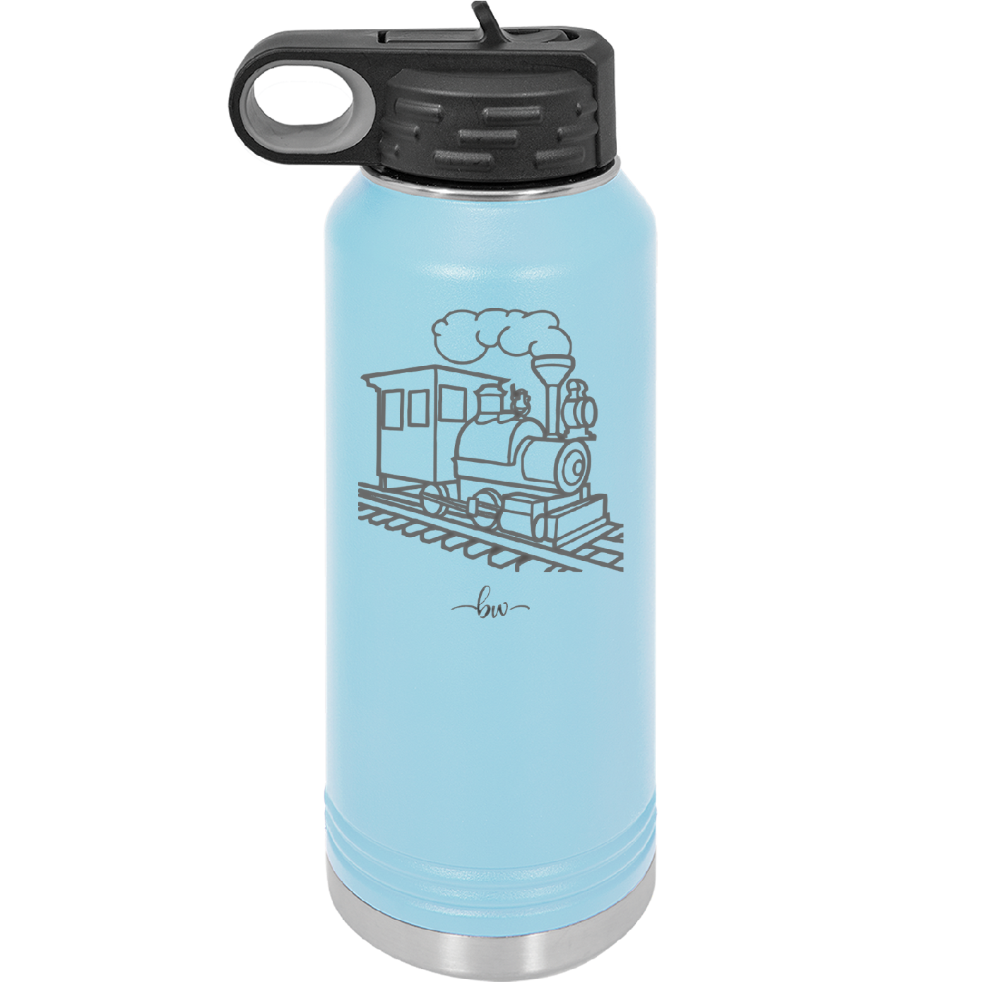 Train - Laser Engraved Stainless Steel Drinkware - 1138 -