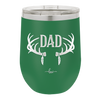 Antlers Dad - Laser Engraved Stainless Steel Drinkware - 1148 -