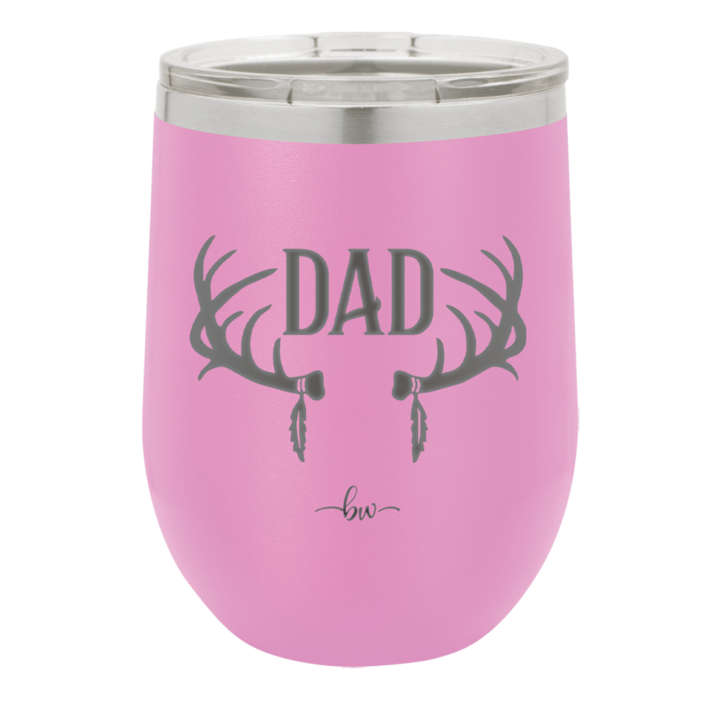 Antlers Dad - Laser Engraved Stainless Steel Drinkware - 1148 -