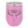 Antlers Dad - Laser Engraved Stainless Steel Drinkware - 1148 -