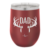 Antlers Dad - Laser Engraved Stainless Steel Drinkware - 1148 -