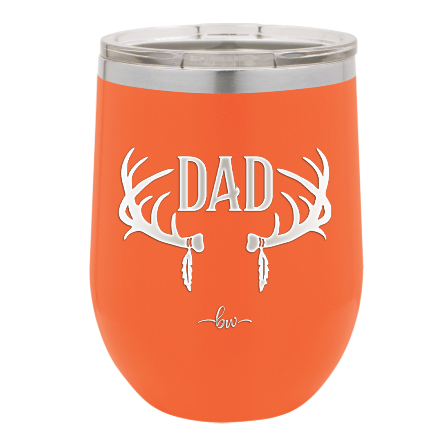 Antlers Dad - Laser Engraved Stainless Steel Drinkware - 1148 -